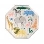 Papptallerkener - Safari - 25 cm - 8-pakning - Meri Meri Papptallerkener - Safari - 25 cm - 8-pakning - Meri Meri