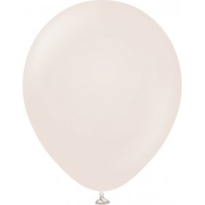 Ballonger ensfarget - Premium 30 cm - Hvit sand