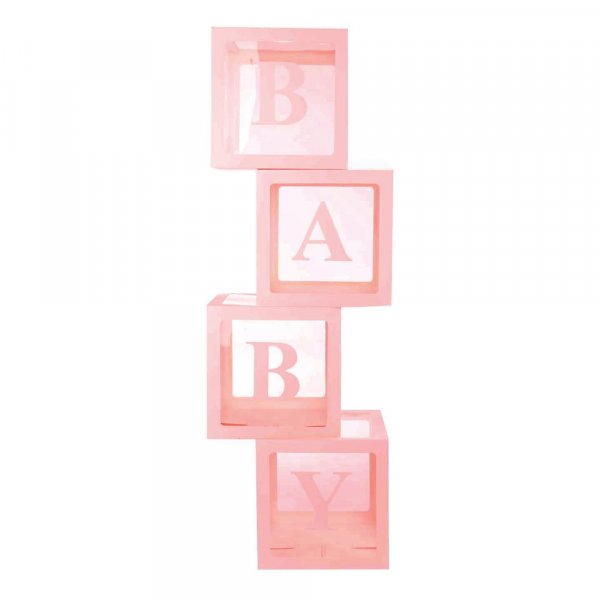 Ballongdekorasjon - Babyklosser - Rosa