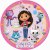 Papptallerkener - Gabbys dukkehus - 20 cm - 8-pakning