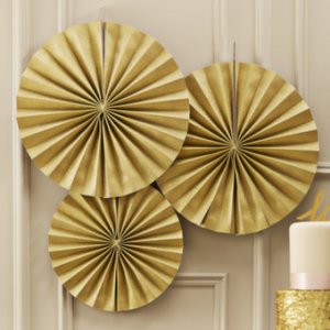 Pin Wheels - Gull - 3-pakning Pin Wheels - Gull - 3-pakning