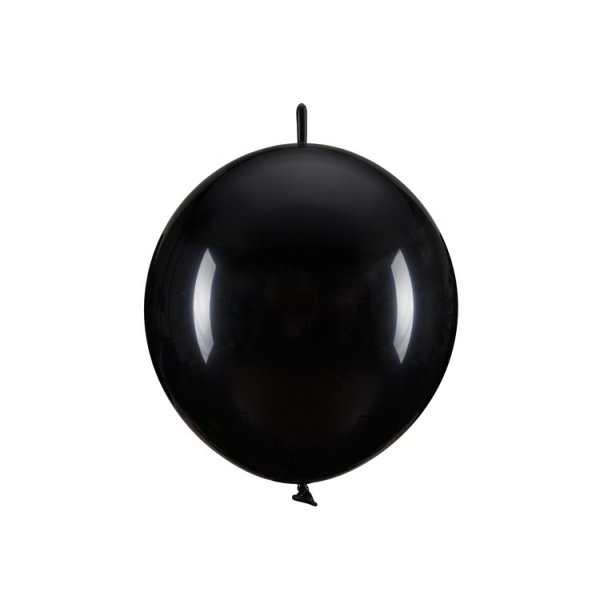 Koblingsballonger - Svart - 28 cm - 20 stk Koblingsballonger - Svart - 28 cm - 20 stk