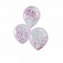 Konfettiballonger - Rosa