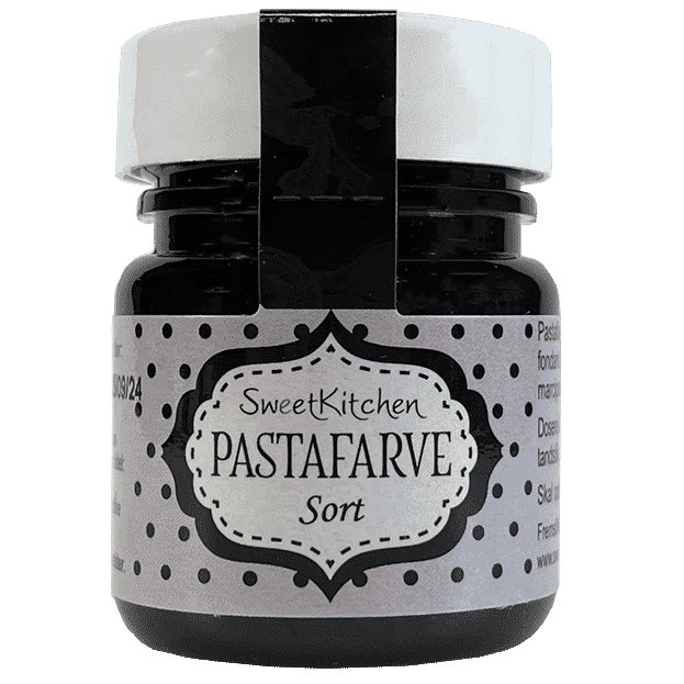 Fargepasta – Svart – Sweet Kitchen – 25 g – Pasta-/gelfarger, Kolorist