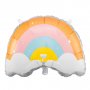 Folieballong  Rainbow/Cloud  Pastell