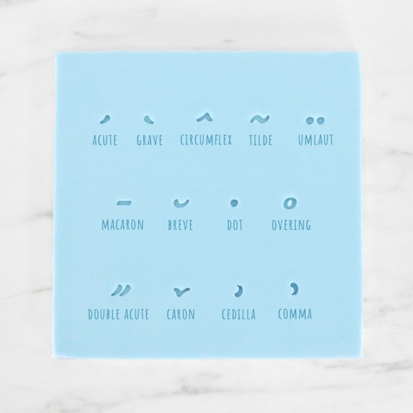 Stempel - PME Morsomme fonter - Tall og tegn