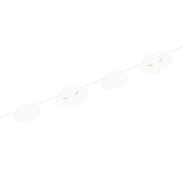 Girlander - Liten stjerne - Skyer
