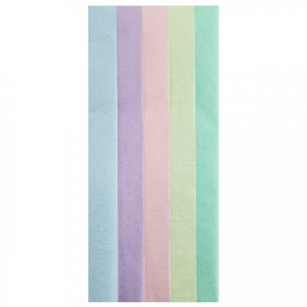 Silkepapir - Pastell - 10 ark Silkepapir - Pastell - 10 ark