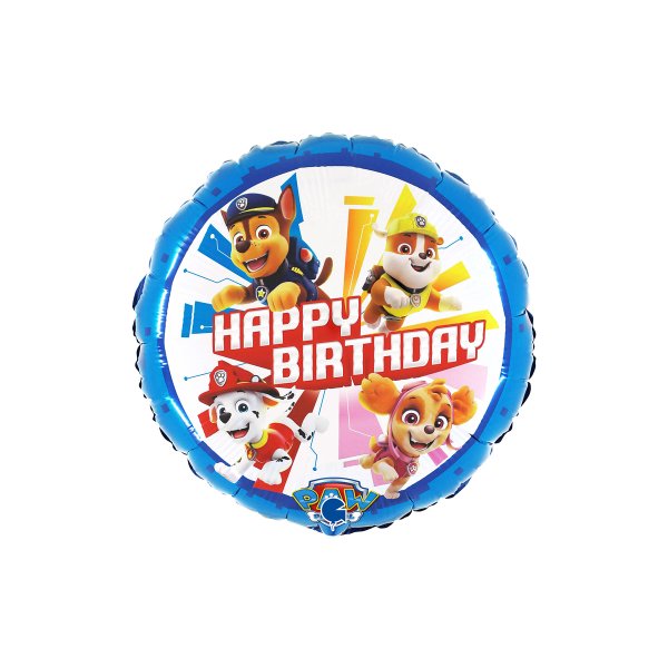 Folieballong - Paw Patrol - Gratulerer med dagen - 46 cm Folieballong - Paw Patrol - Gratulerer med dagen - 46 cm