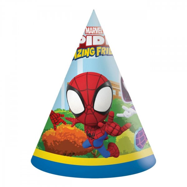 Festhatter - Spidey og hans fantastiske venner - 6-pakning Festhatter - Spidey og hans fantastiske venner - 6-pakning