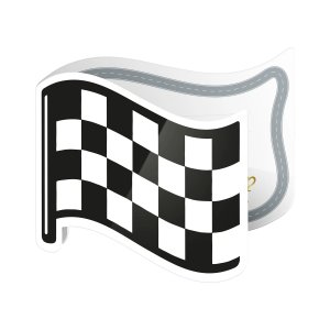 Invitasjonskort med konvolutter - Flagg - 6-pakning