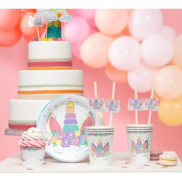 Papirkrus - Blomsterenhjørning - 6-pakning Papirkrus - Blomsterenhjørning - 6-pakning