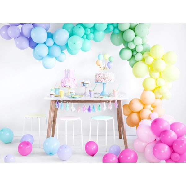 Pastellballonger - Premium 27 cm - Pudderrosa - 10-pakning