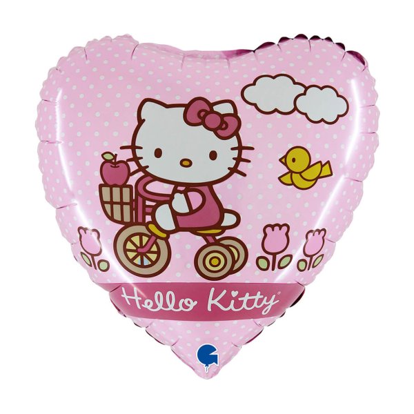 Folieballong - Hello Kitty - Sykkel - 46 cm Folieballong - Hello Kitty - Sykkel - 46 cm