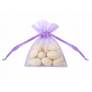 Organzaposer - Lys lilla - 10-pakning