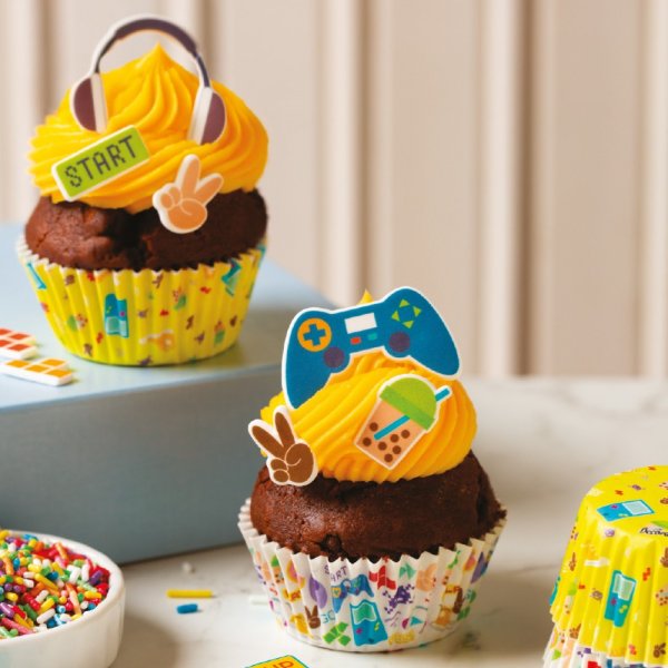 Cupcake-former - Spill - 36-pakning - Decora Cupcake-former - Spill - 36-pakning - Decora