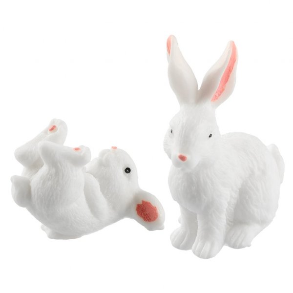 Minifigur - Liten hare - Pose: Liggande