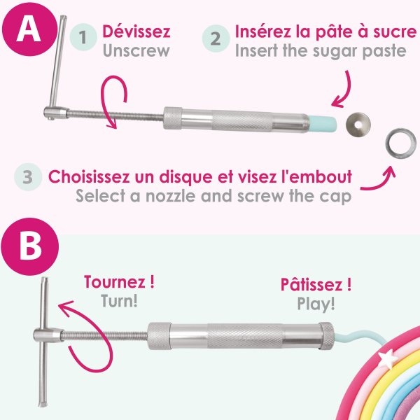 M�nsterpresse for sugarpaste - ScrapCooking
