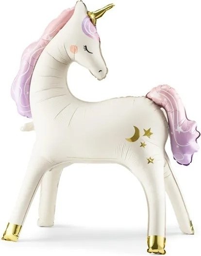 Folieballong - Stående enhjørning Folieballong - Stående enhjørning