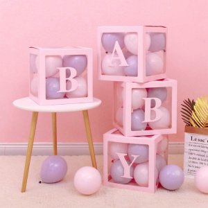 Ballongdekorasjon - Babyklosser - Rosa