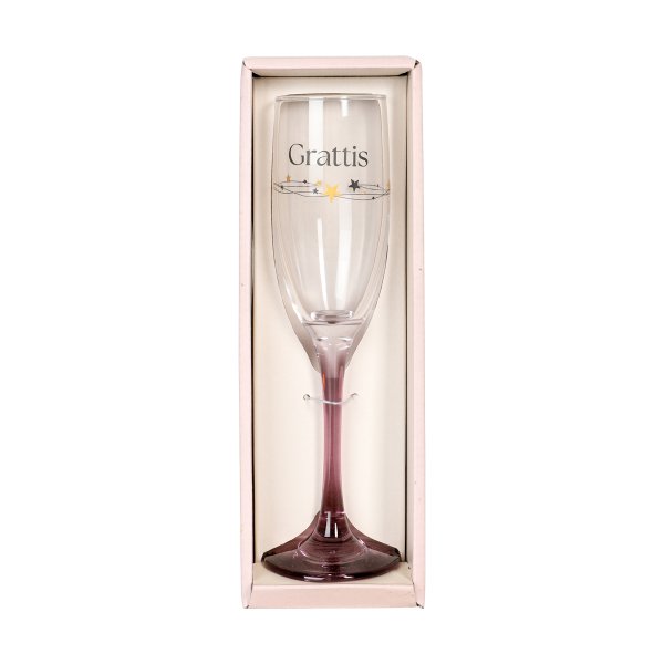 Champagneglass - Gratulerer Champagneglass - Gratulerer
