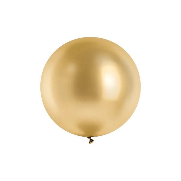 Ballong - Glanset - Gull - 60 cm Ballong - Glanset - Gull - 60 cm
