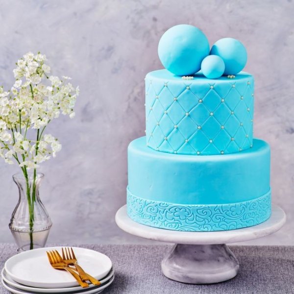 Dekkpasta/Sukkerpasta - Babyblå - Funcakes - 500 g Dekkpasta/Sukkerpasta - Babyblå - Funcakes - 500 g