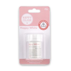 Happy Sprinkles dekorasjonsfarge titanoksid (E171) 20 g