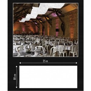 Stoff - 25 m - Hvit Stoff - 25 m - Hvit