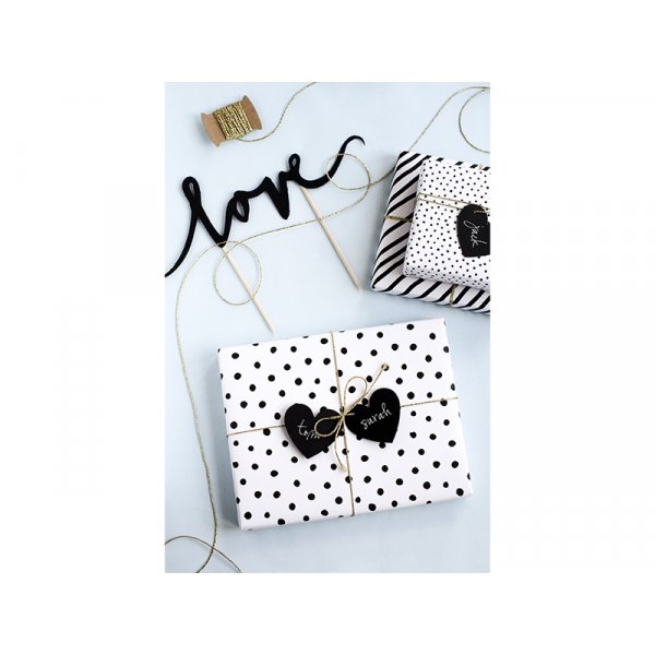 Kaketopper - Kjrlighet - Svart