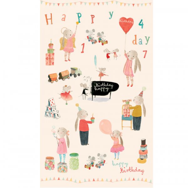 Presentpapper - 10 m - Happy Day