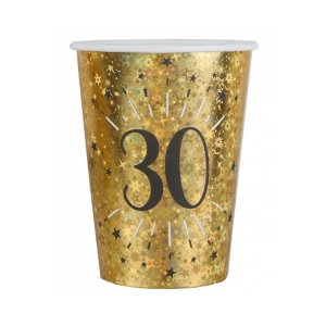 Pappkrus - Glitrende gull - 30 - 10 stk Pappkrus - Glitrende gull - 30 - 10 stk
