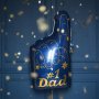 Folieballong - #1 Dad - 86 cm