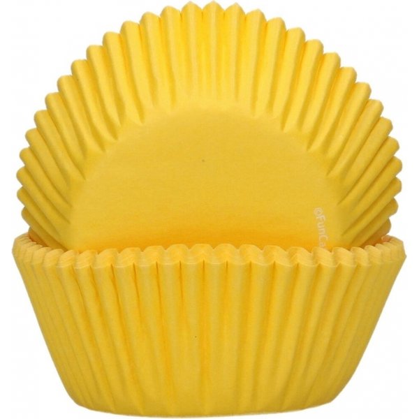 Muffinsformer - Gule - Funcakes - 48-pakning Muffinsformer - Gule - Funcakes - 48-pakning