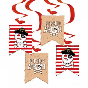 Swirls - Pirat Hip Hip Ahoy - 4-pakning Swirls - Pirat Hip Hip Ahoy - 4-pakning