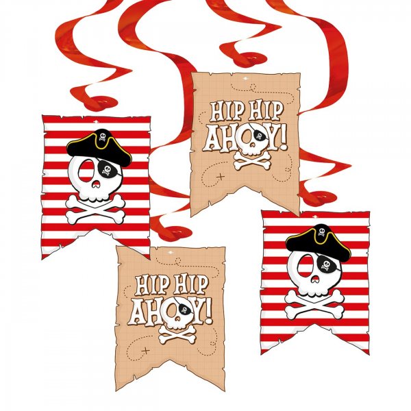 Swirls - Pirat Hip Hip Ahoy - 4-pakning Swirls - Pirat Hip Hip Ahoy - 4-pakning