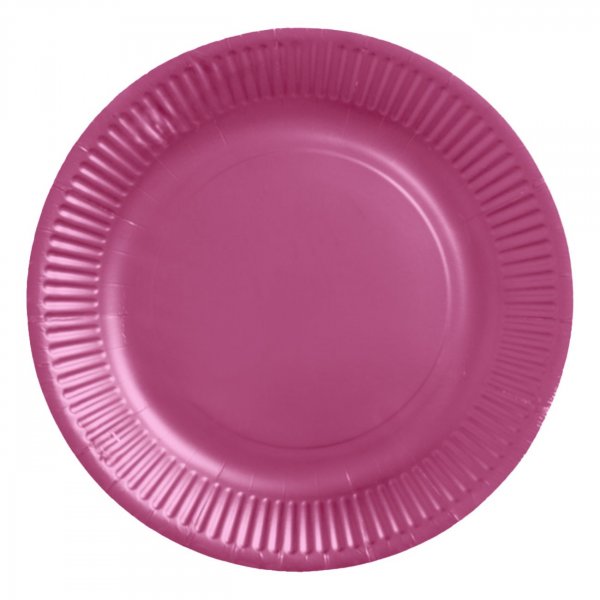 Papptallerkener - Lilla - 18 cm - 8-pakning Papptallerkener - Lilla - 18 cm - 8-pakning